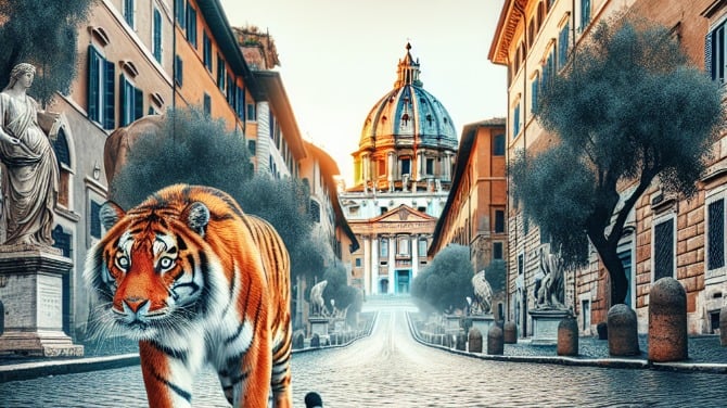 italy red tiger